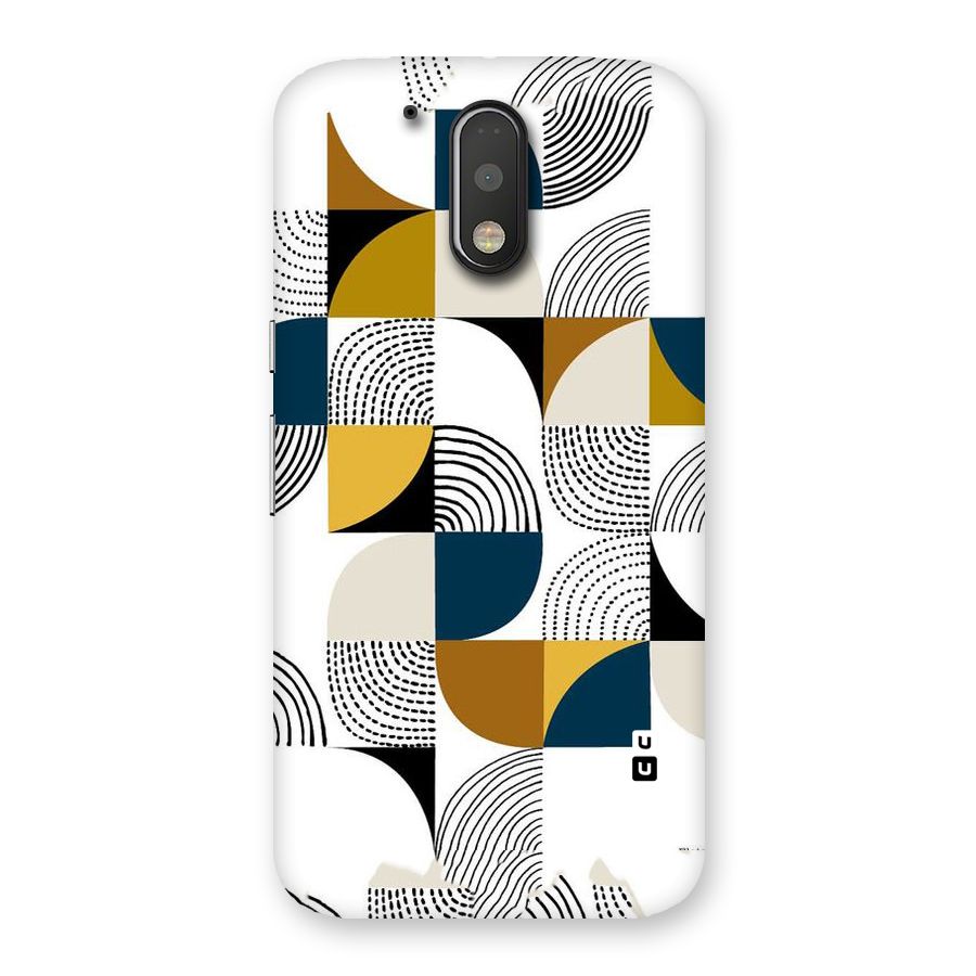 Boxes Pattern Back Case for Motorola Moto G4