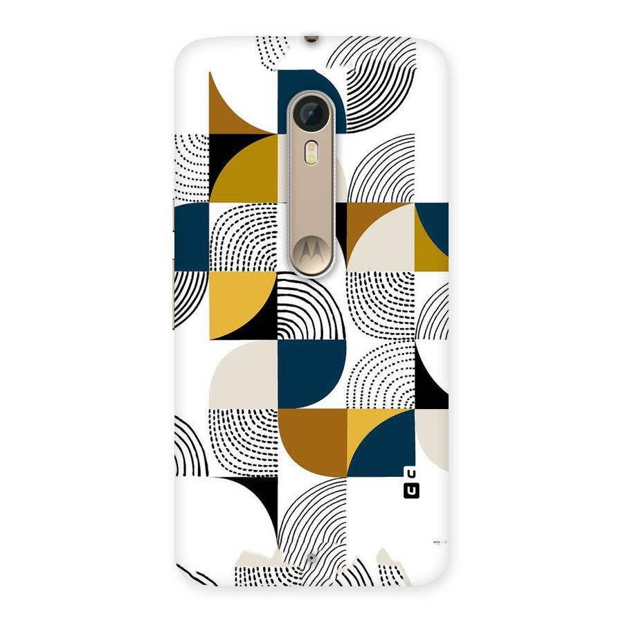 Boxes Pattern Back Case for Motorola Moto X Style