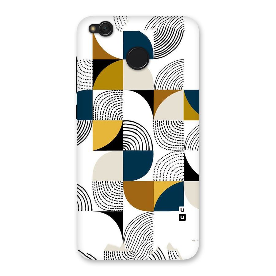 Boxes Pattern Back Case for Redmi 4