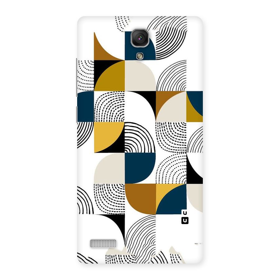 Boxes Pattern Back Case for Redmi Note Prime