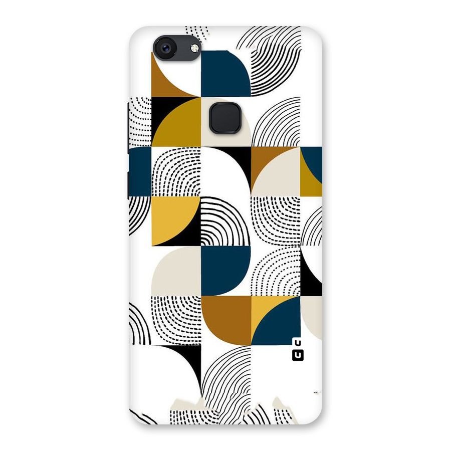 Boxes Pattern Back Case for Vivo V7 Plus