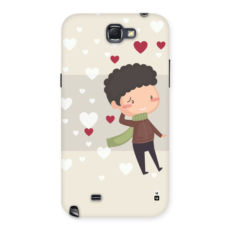 Boy in love Back Case for Galaxy Note 2
