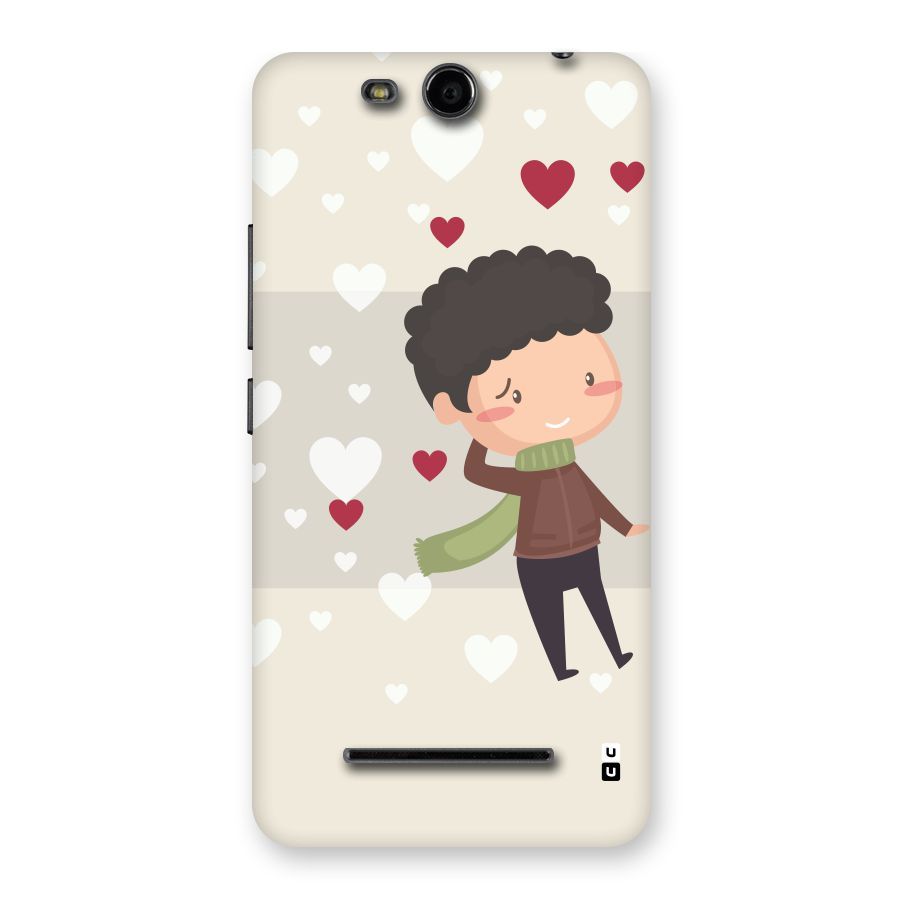 Boy in love Back Case for Micromax Canvas Juice 3 Q392