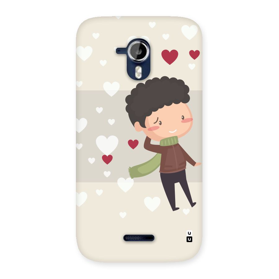 Boy in love Back Case for Micromax Canvas Magnus A117