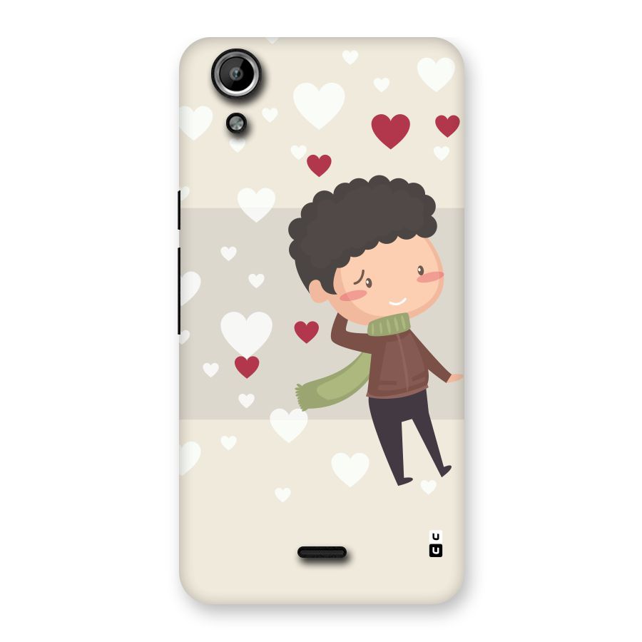 Boy in love Back Case for Micromax Canvas Selfie Lens Q345