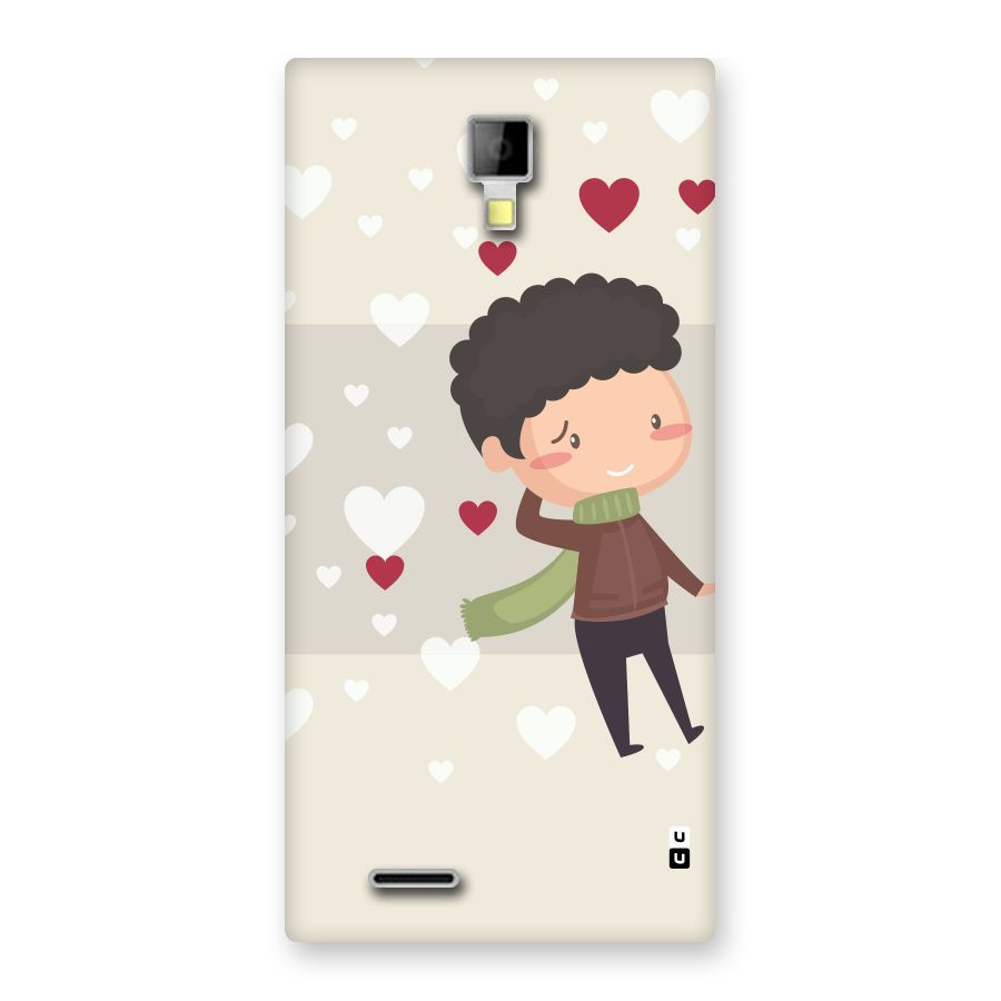 Boy in love Back Case for Micromax Canvas Xpress A99