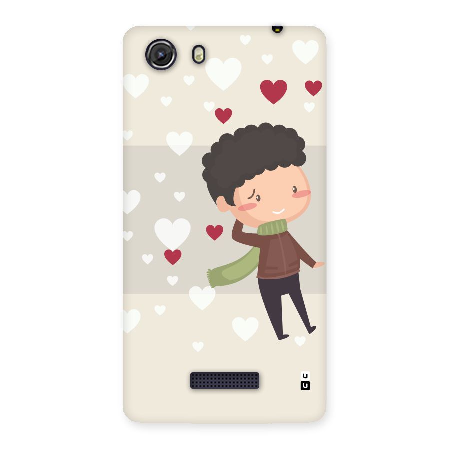 Boy in love Back Case for Micromax Unite 3