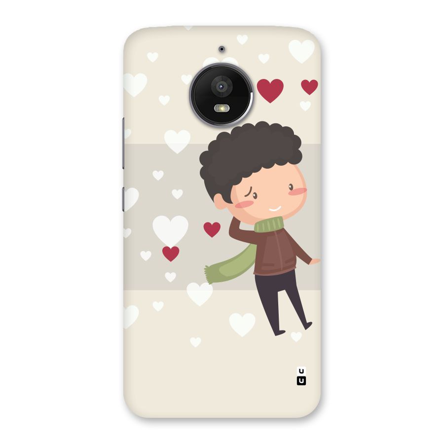 Boy in love Back Case for Moto E4 Plus