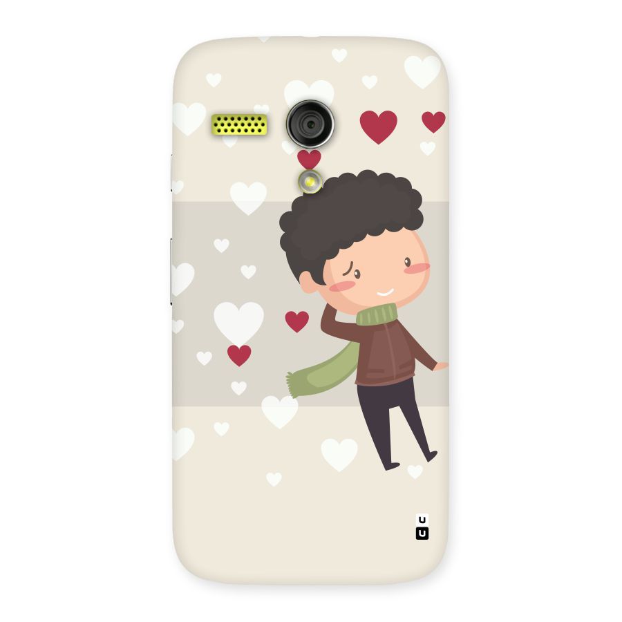 Boy in love Back Case for Moto G