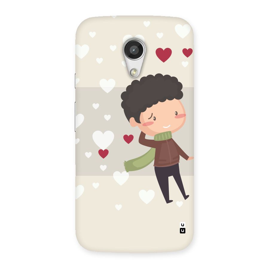 Boy in love Back Case for Moto G 2nd Gen