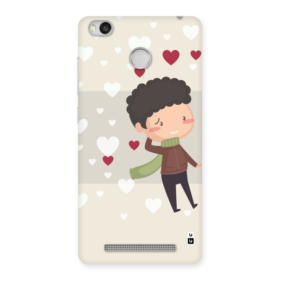 Boy in love Back Case for Redmi 3S Prime