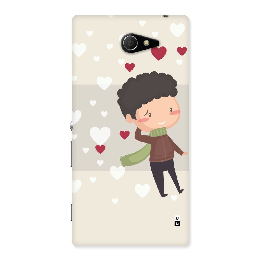 Boy in love Back Case for Sony Xperia M2