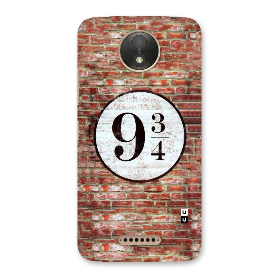 Brick Bang Back Case for Moto C Plus