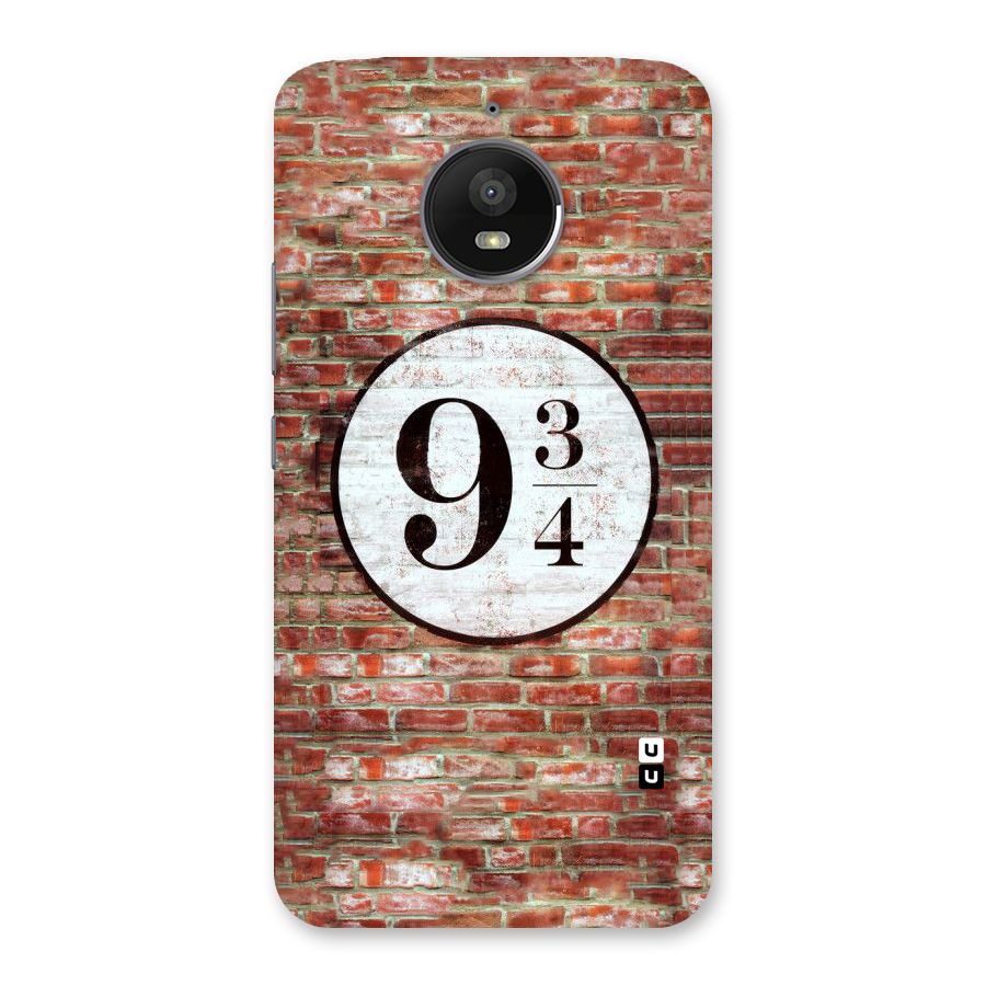 Brick Bang Back Case for Moto E4 Plus