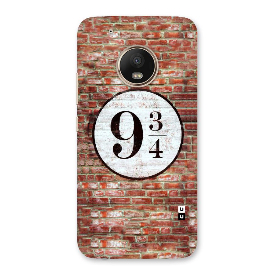 Brick Bang Back Case for Moto G5 Plus