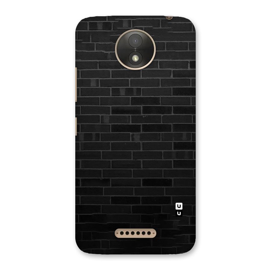 Brick Wall Back Case for Moto C Plus