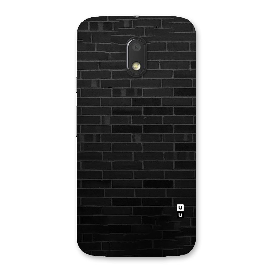 Brick Wall Back Case for Moto E3 Power