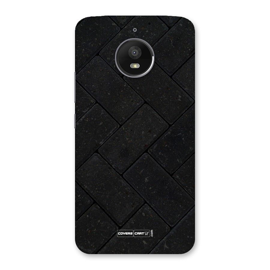 Bricks Pattern Back Case for Moto E4 Plus