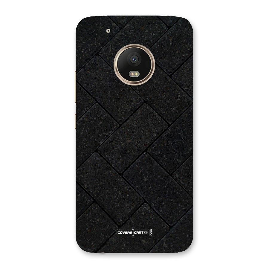 Bricks Pattern Back Case for Moto G5 Plus