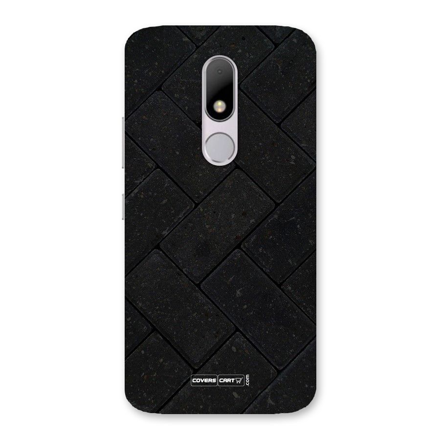 Bricks Pattern Back Case for Moto M