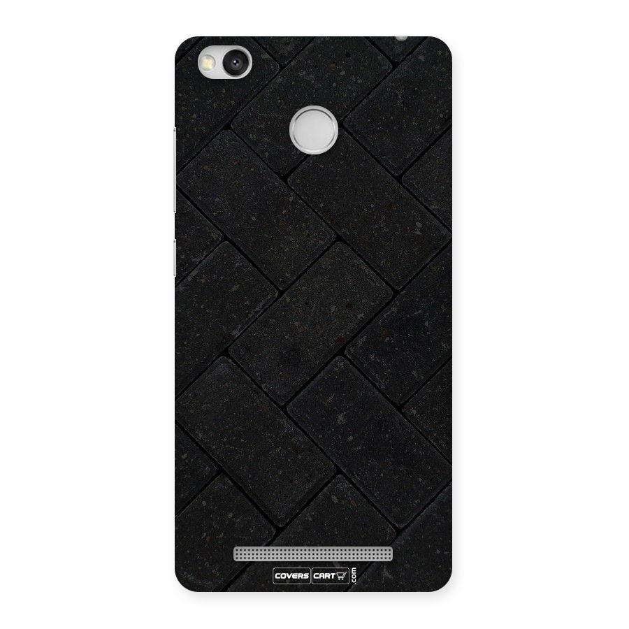 Bricks Pattern Back Case for Redmi 3S Prime