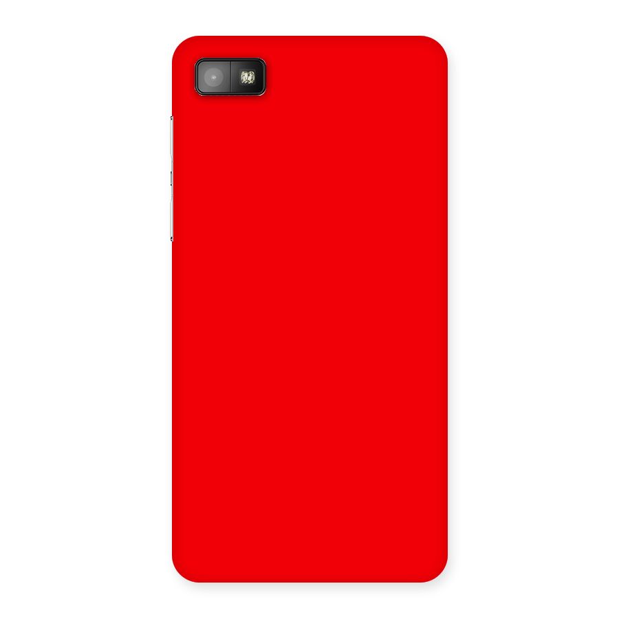 Bright Red Back Case for Blackberry Z10