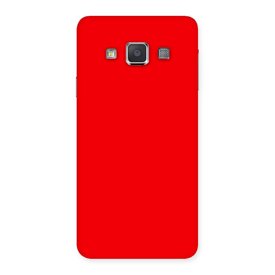 Bright Red Back Case for Galaxy A3
