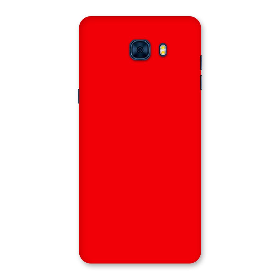 Bright Red Back Case for Galaxy C7 Pro