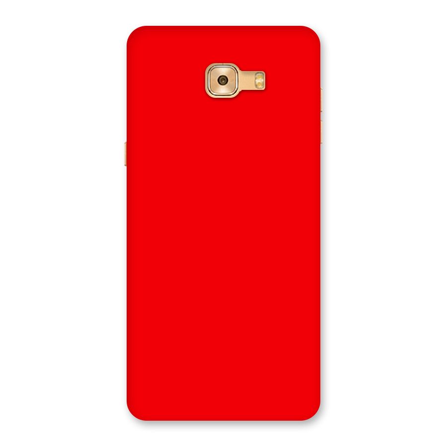 Bright Red Back Case for Galaxy C9 Pro