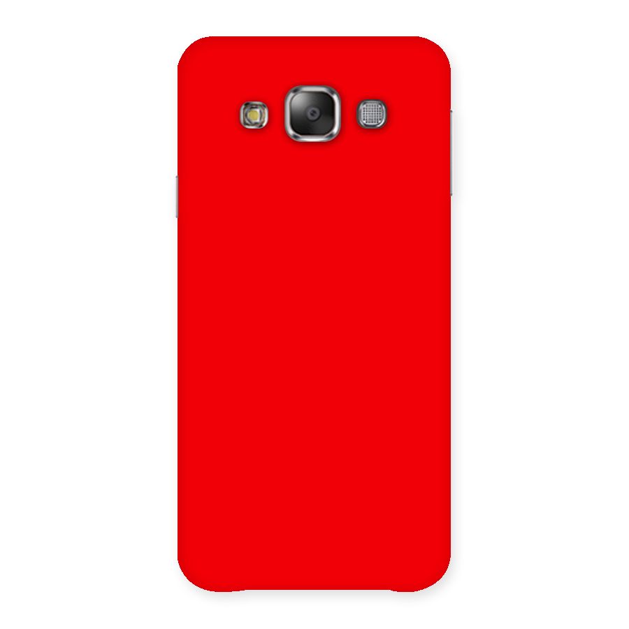 Bright Red Back Case for Galaxy E7