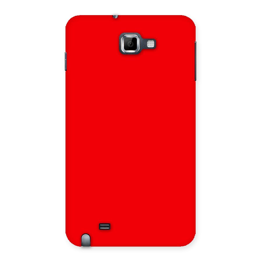 Bright Red Back Case for Galaxy Note