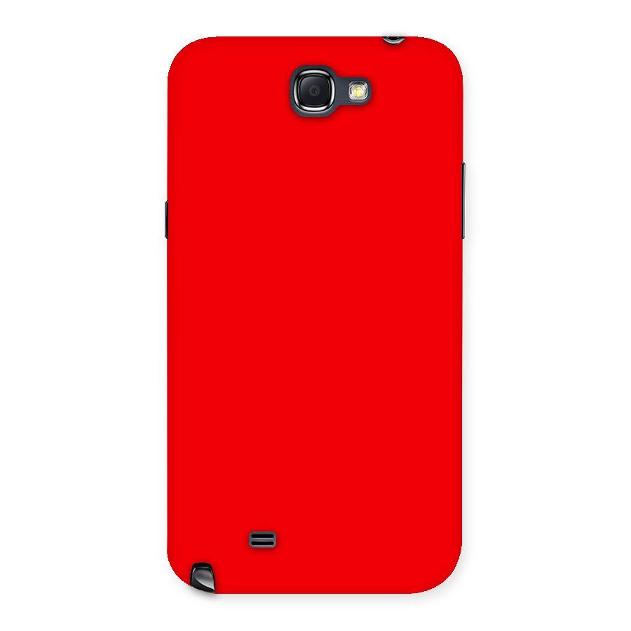 Bright Red Back Case for Galaxy Note 2