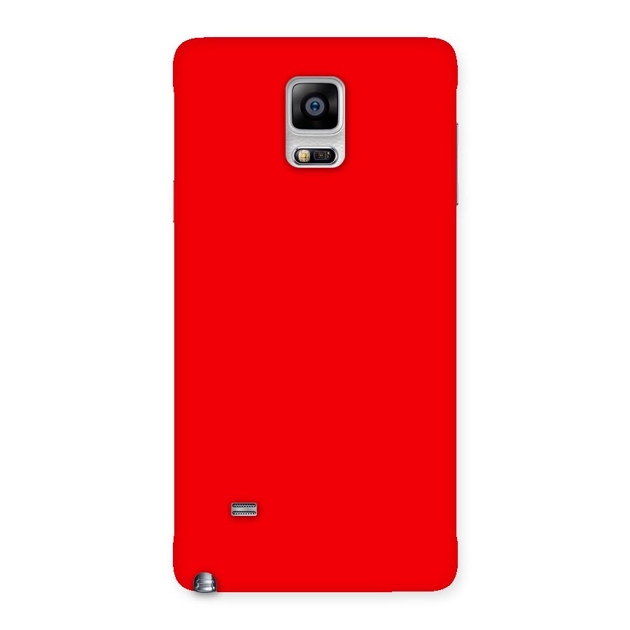 Bright Red Back Case for Galaxy Note 4