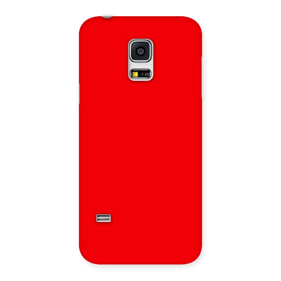 Bright Red Back Case for Galaxy S5 Mini