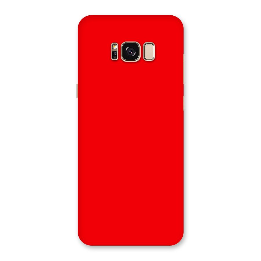 Bright Red Back Case for Galaxy S8 Plus