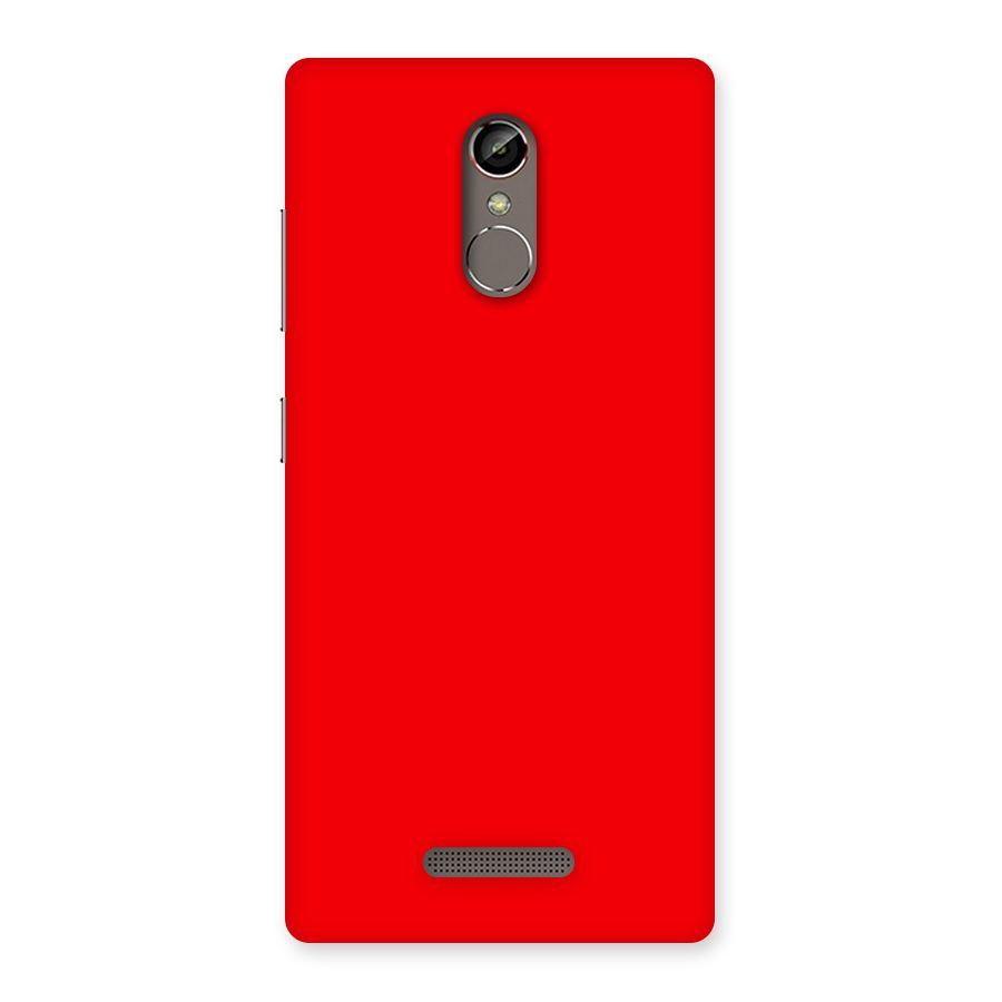 Bright Red Back Case for Gionee S6s