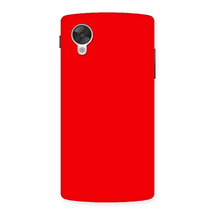 Bright Red Back Case for Google Nexsus 5