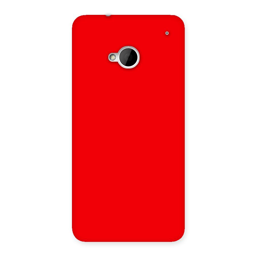 Bright Red Back Case for HTC One M7