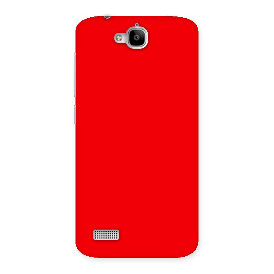 Bright Red Back Case for Honor Holly