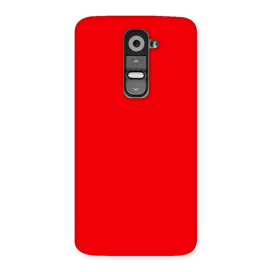 Bright Red Back Case for LG G2