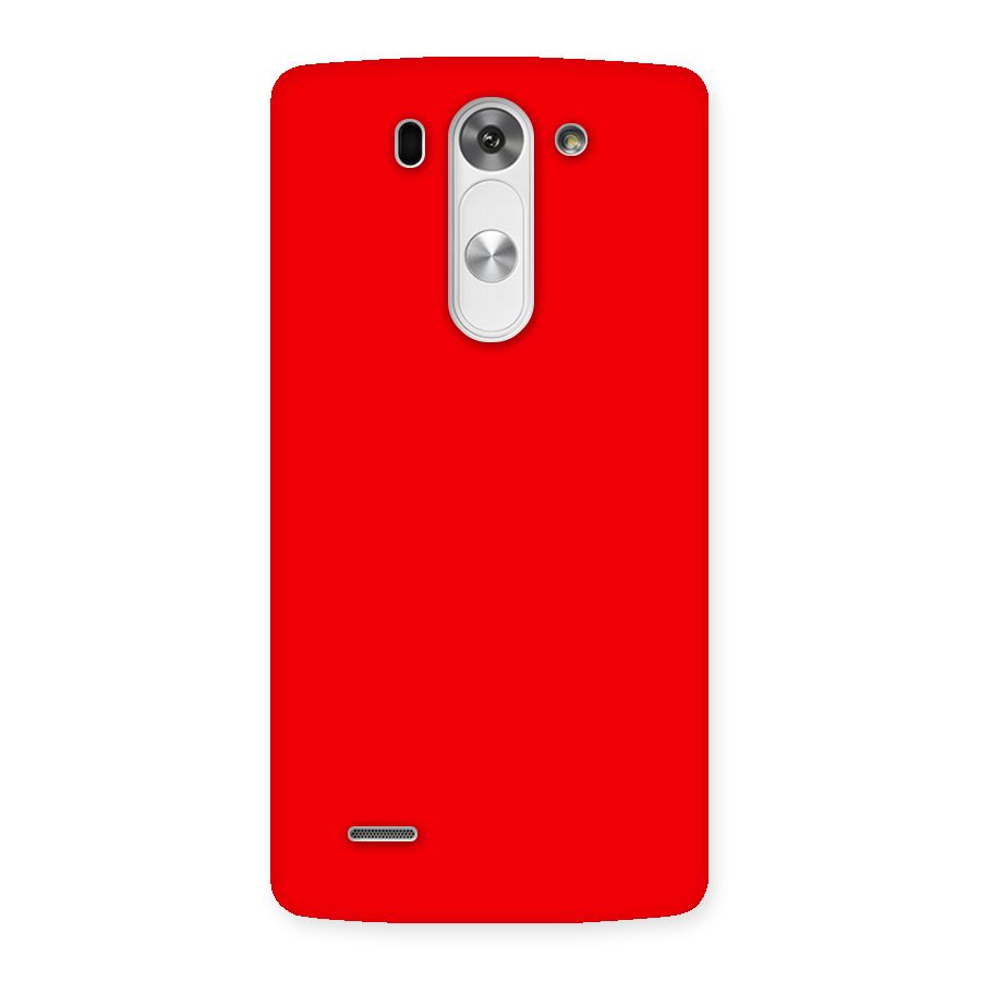 Bright Red Back Case for LG G3 Mini
