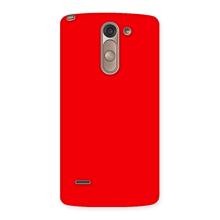 Bright Red Back Case for LG G3 Stylus