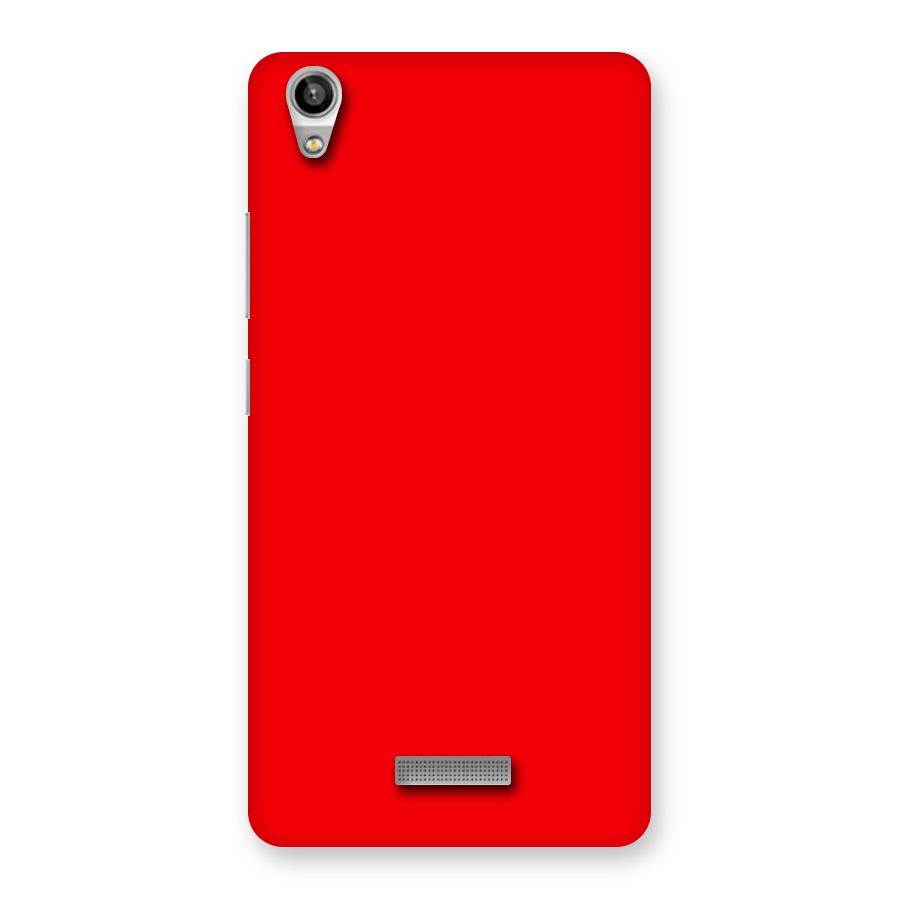 Bright Red Back Case for Lava-Pixel-V1