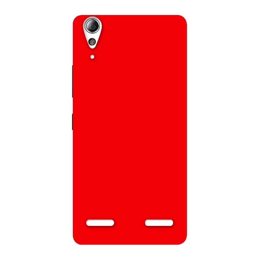 Bright Red Back Case for Lenovo A6000 Plus
