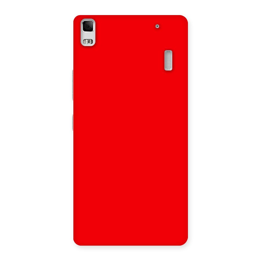 Bright Red Back Case for Lenovo A7000
