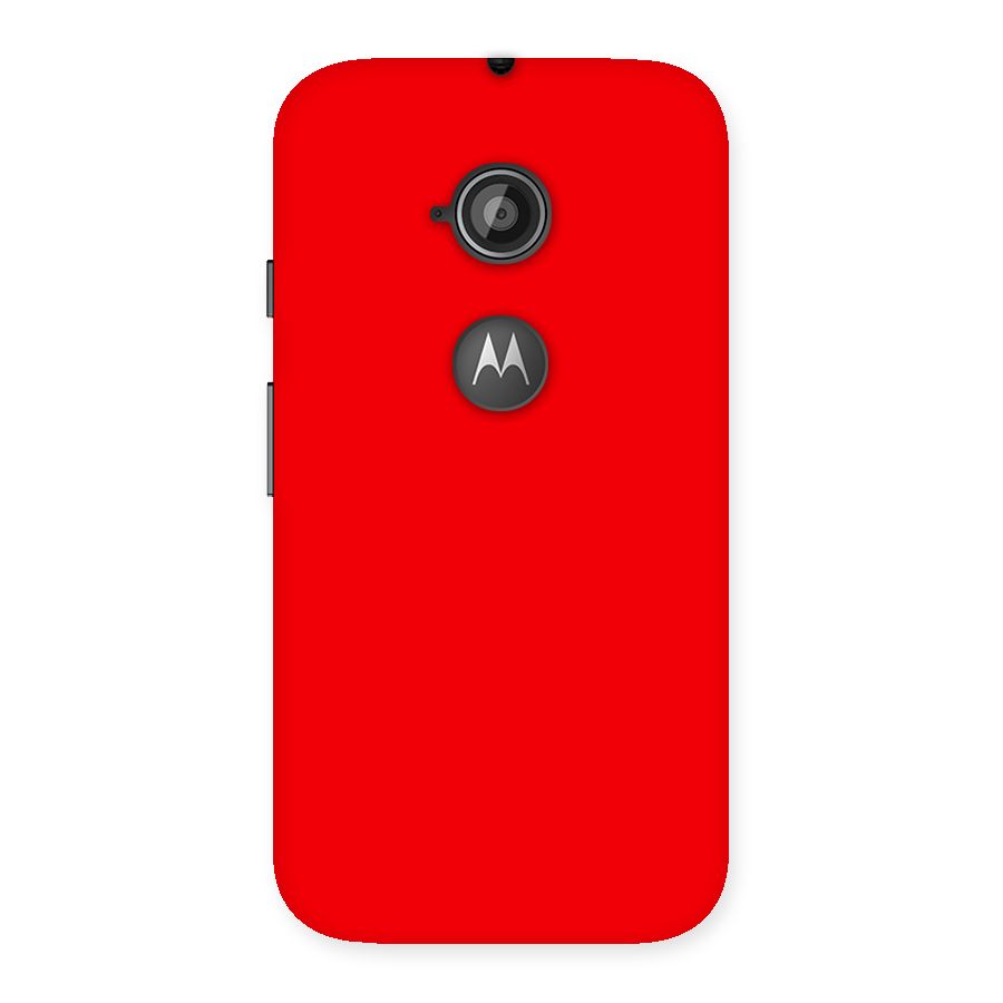 Bright Red Back Case for Moto E 2nd Gen