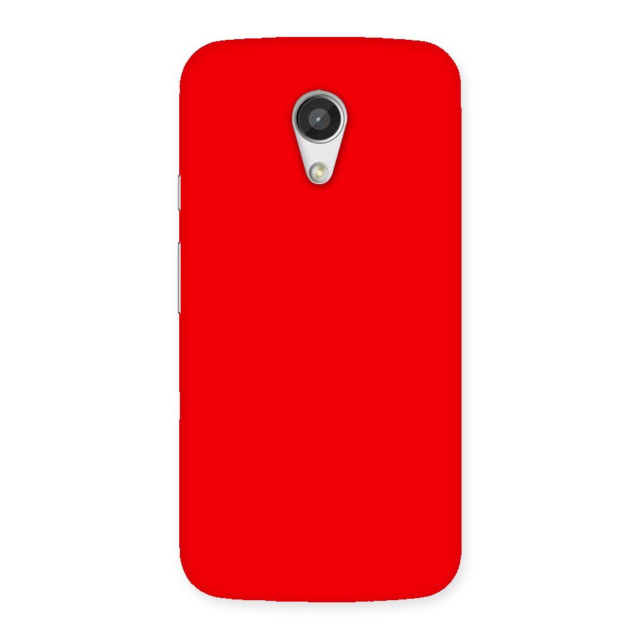 Bright Red Back Case for Moto G 2nd Gen