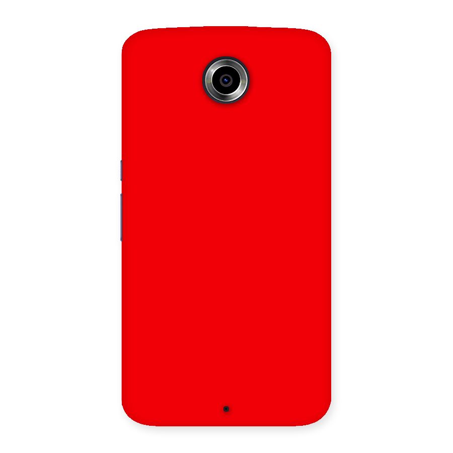 Bright Red Back Case for Nexsus 6