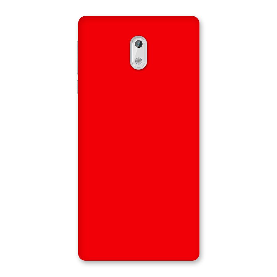 Bright Red Back Case for Nokia 3