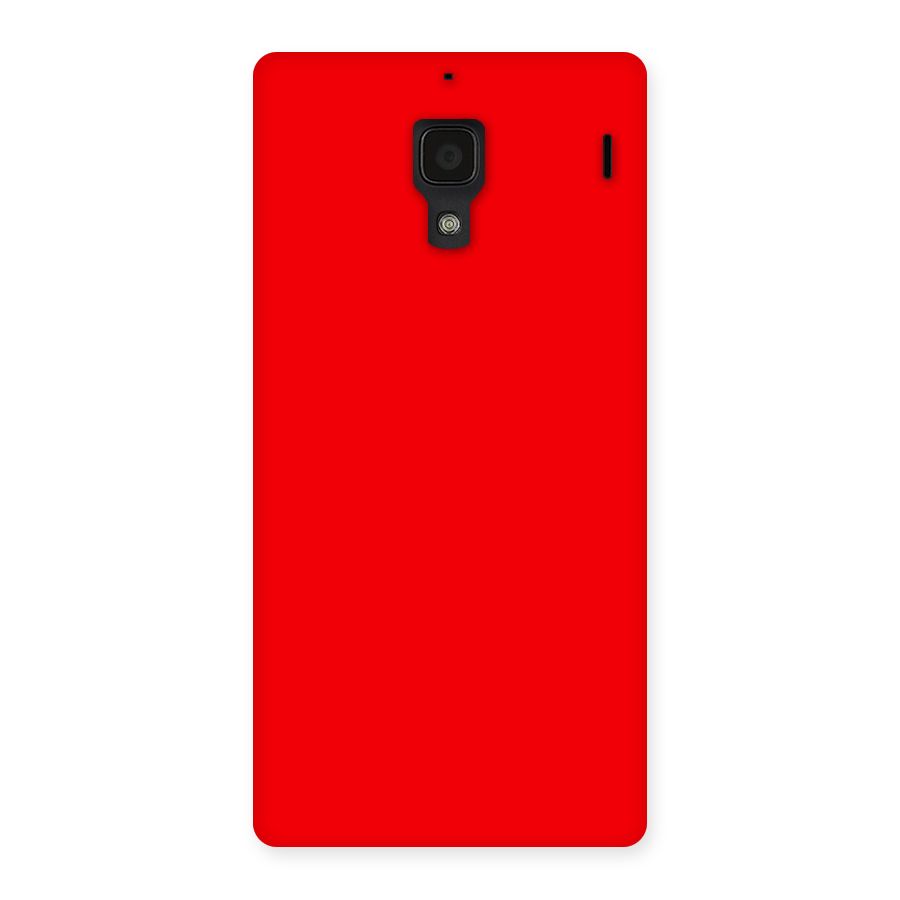 Bright Red Back Case for Redmi 1S